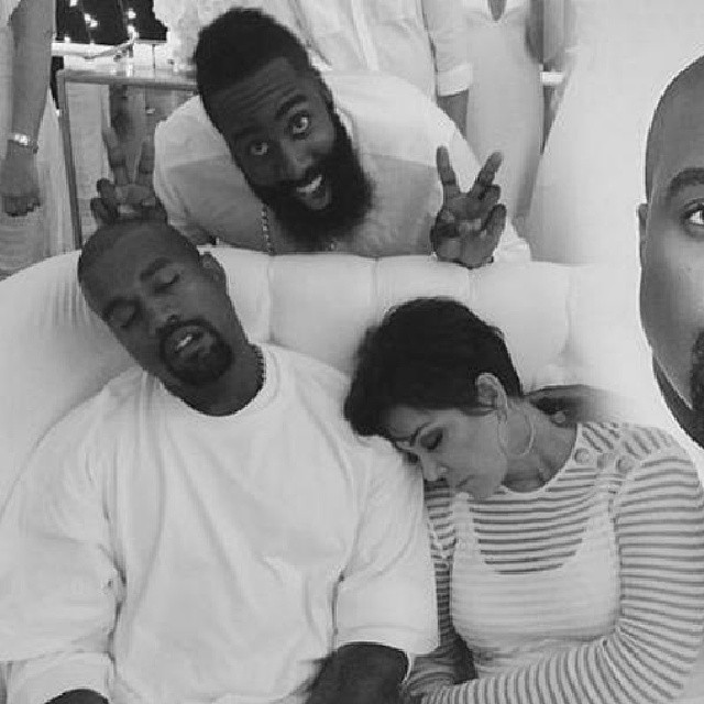 Kanye And Kris Sleep