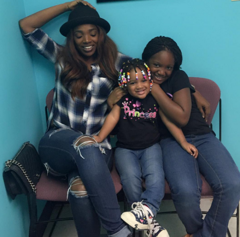 Annie Idibia Shares New Photos of Herself With Her Beautiful Daughters