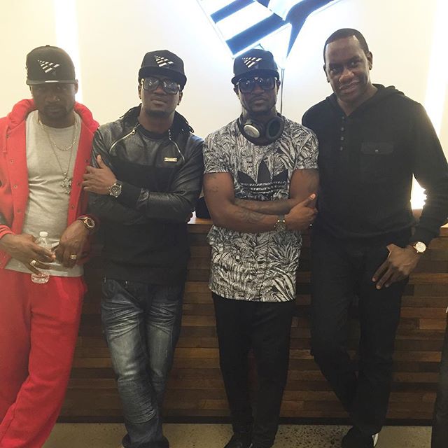 P-Square With Jay Z Brother
