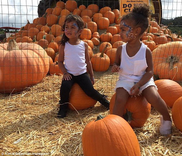 North West n BFF Pumpkin Patch3