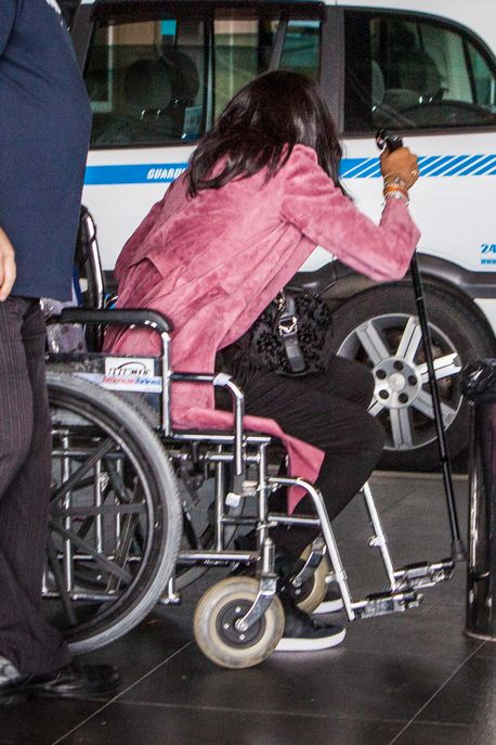 Naomi Campbell Wheelchair