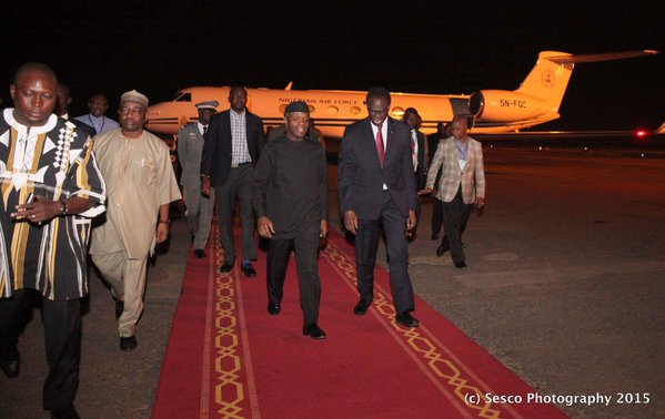 Yemi Osibajo Arrives Burkina Faso