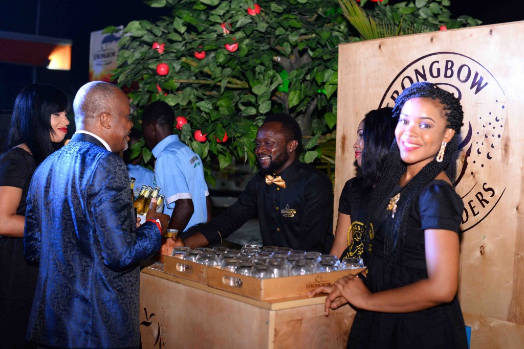 Guest enjoying Strongbow_ Nigeria's first apple cider