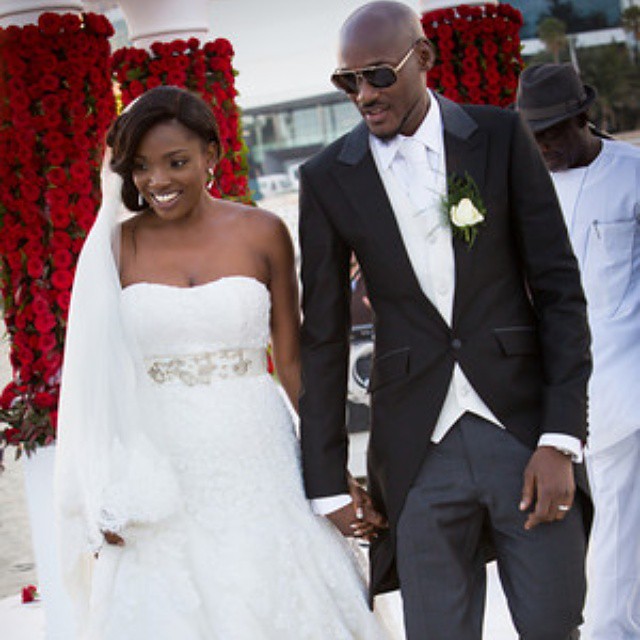 Annie And 2Face wedding