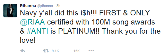 Rihanna RIAA3