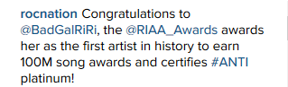 Rihanna RIAA4