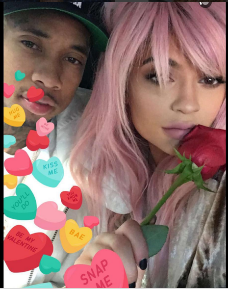 Tyga and Kylie Valentine