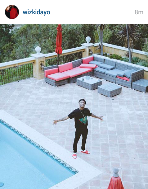 Wizkid shares first photos of his new US home