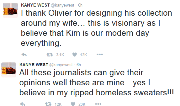 Kanye West Oliver KIm