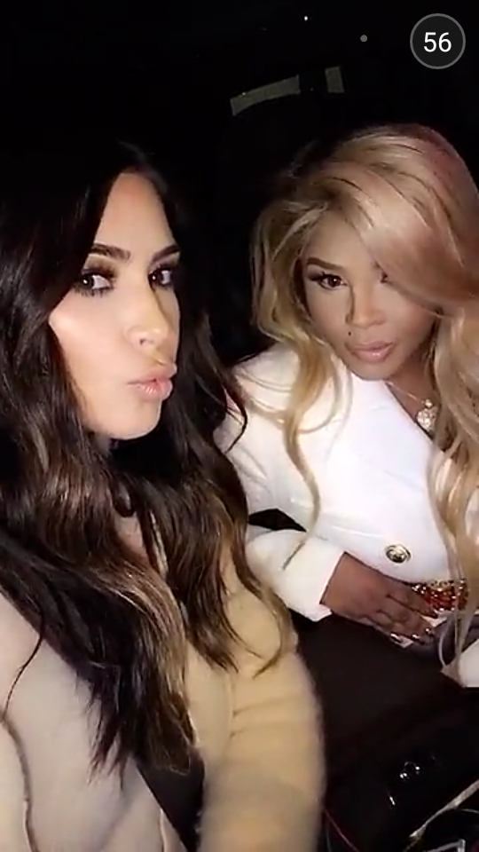 Kim Kardashian Hangs Out With Lil Kim2