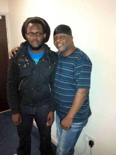 Sir Shina Peters With His Son Clarence Peters