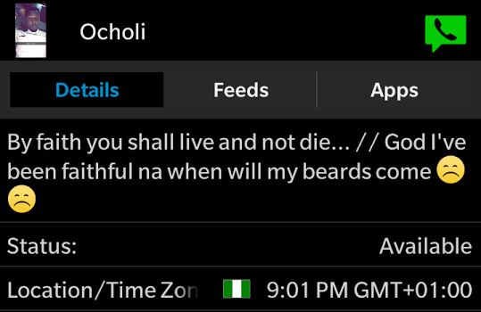 His Last Personal Message on BBM talking about 'Death' before his Death.