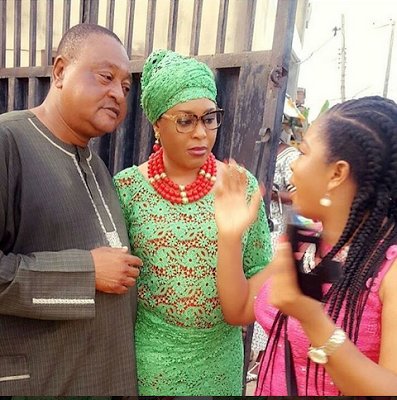 Actor, Jide Kosoko and two of his daughters