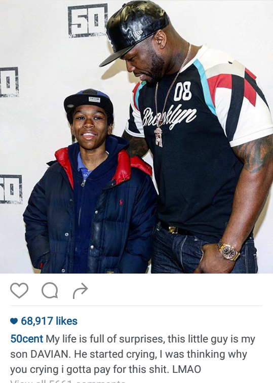 50 cent and davian