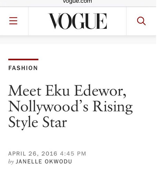 Eku edewor Vogue1