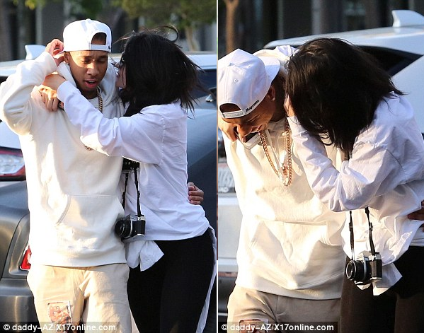 Kylie And Tyga Loved Up1