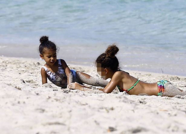 North west at the beach