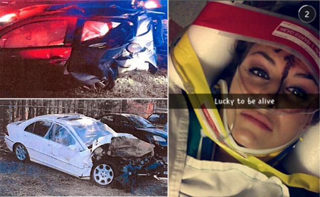 Snapchat car crash