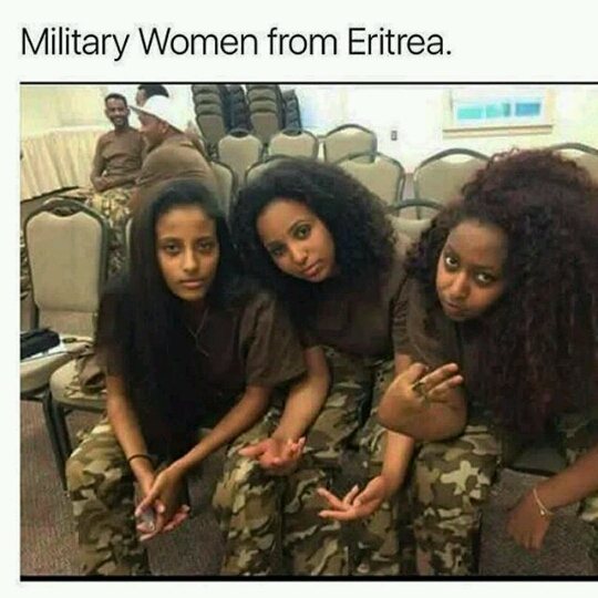 military Eritrea women