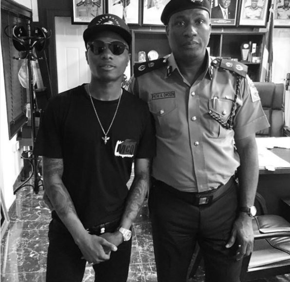 Wizkid and the Commissioner of Police