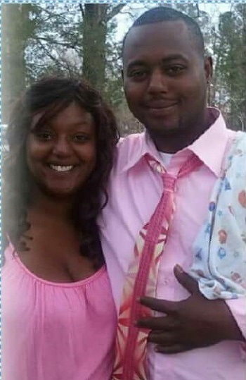 The late Leroy Hobson with his wife, Kenisha Hobson