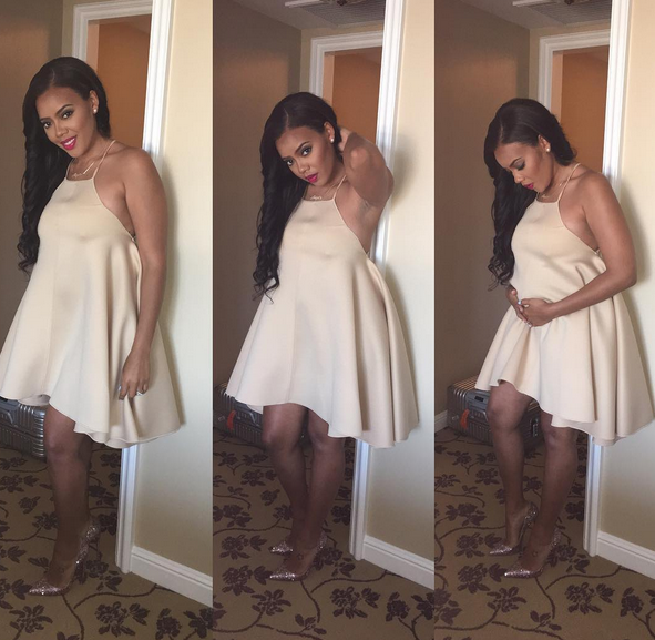 Angela Simmons bump