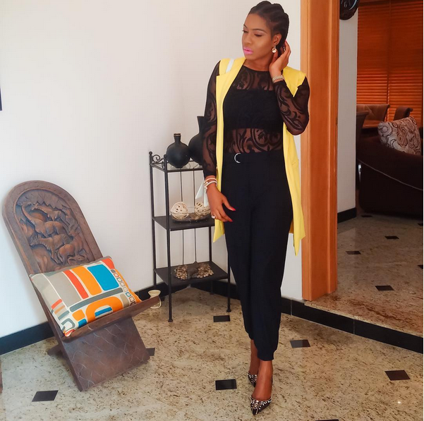 'Chika Ike SHeer Blouse