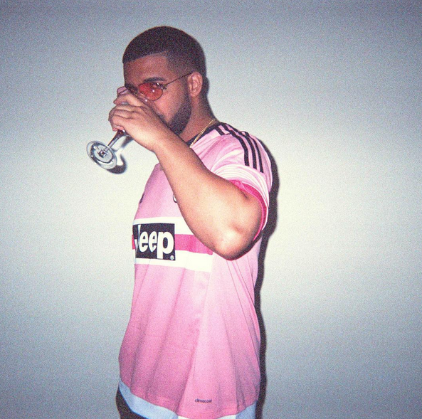 Drake  pink jersey2