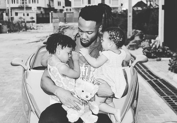 Flavour and His Two Kids
