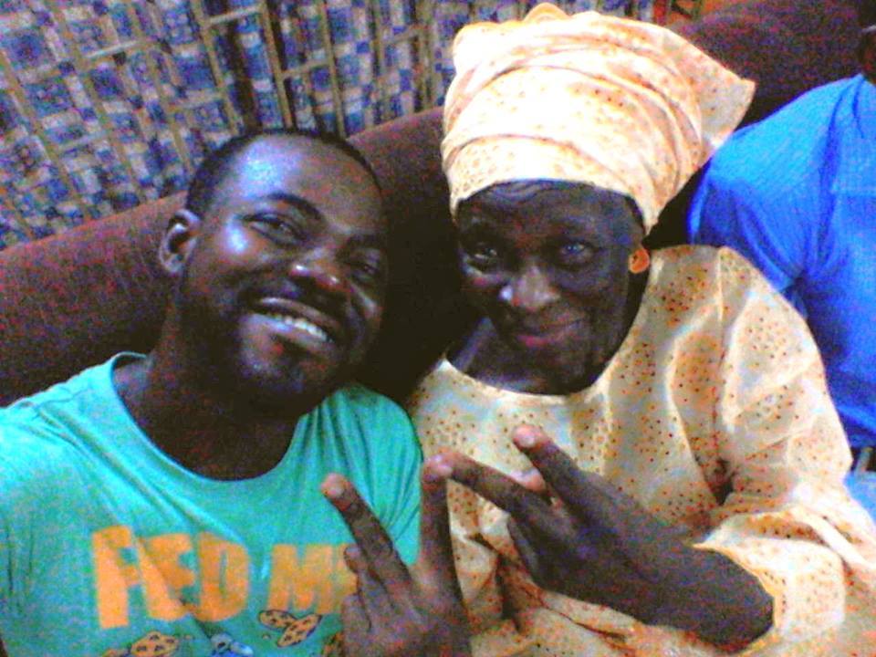 Mama Ajayi Gave The Peace Sign With Her Son During Her Birthday Celebration