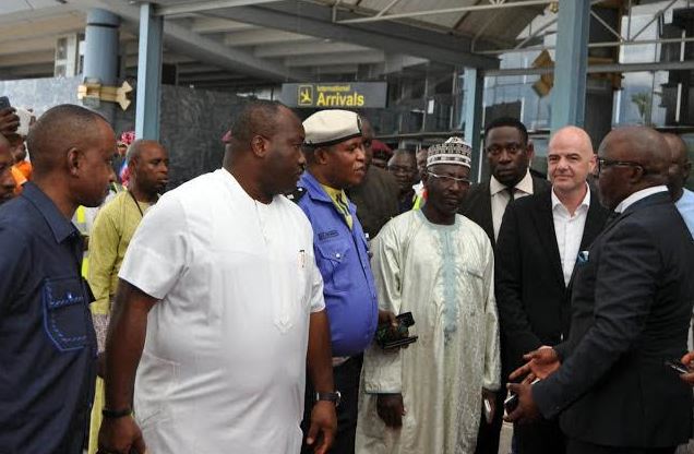 FIFA President in Nigeria
