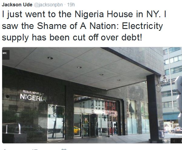 Nigerian Consulate electricity