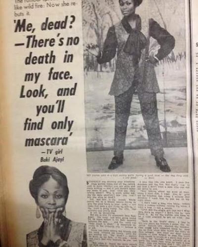 bukky ajayi 46 years ago