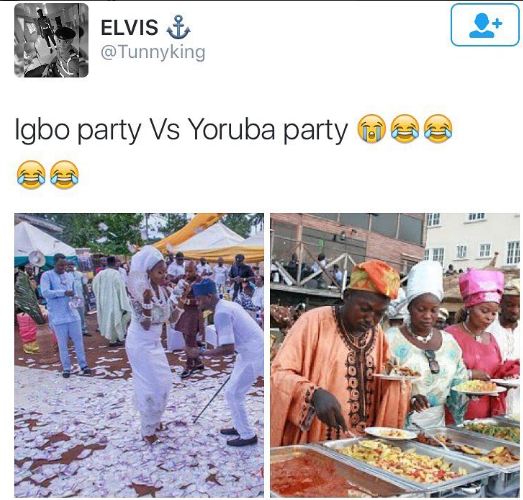 igbo and yoruba party