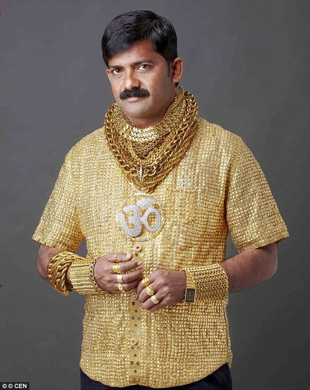 indian gold man