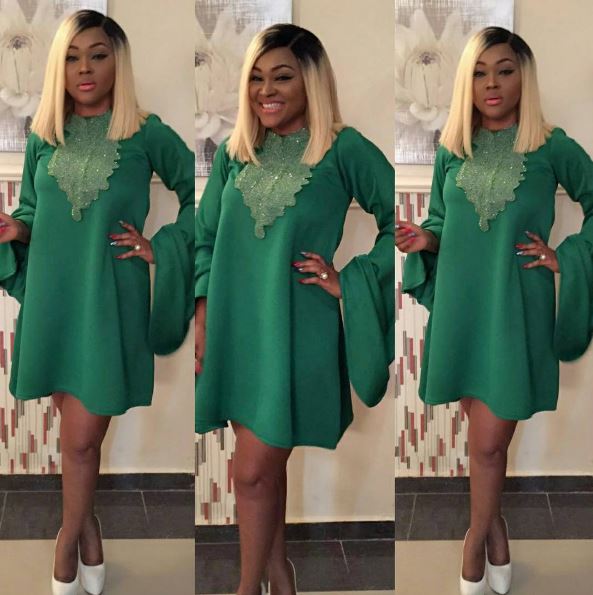 Mercy Aigbe Blonde