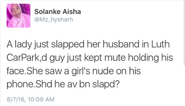 Nude slapped