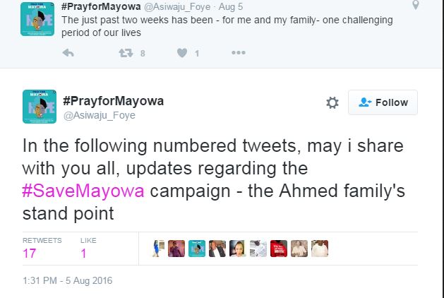 Save mayowa brother