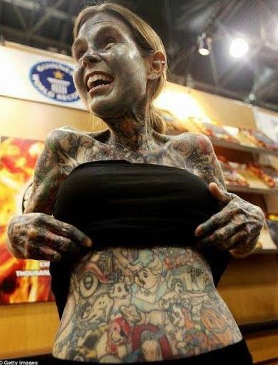 most tattoed woman1