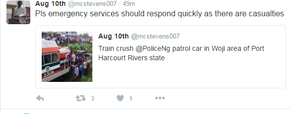 patrol car crushed by train1