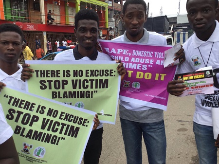 Lagos men protest