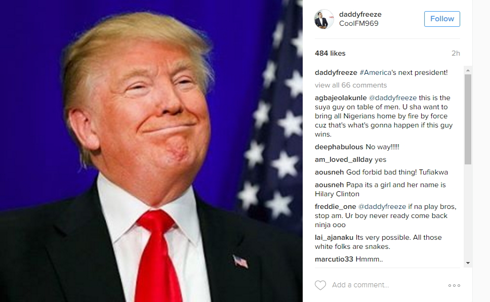nigerians-react-daddy-freeze-declares-donald-trump-americas-next-president