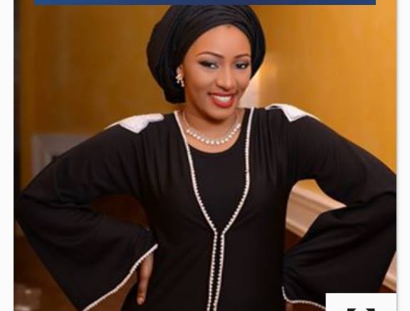 The real face of the bride in the above photo. (This isn't Zahra Buhari)