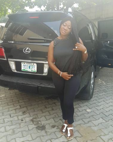 mercy-johnson-number-plate