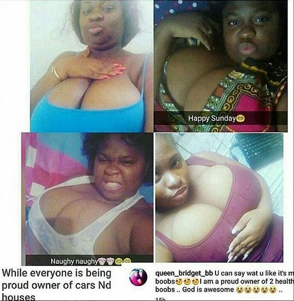 Proud owner of boobs