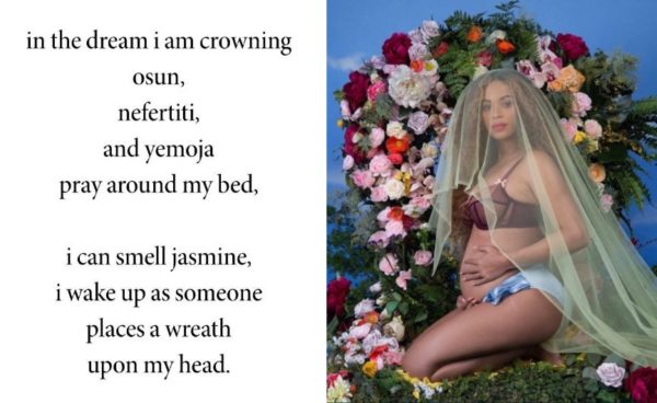 Beyonce tag Yoruba dieties