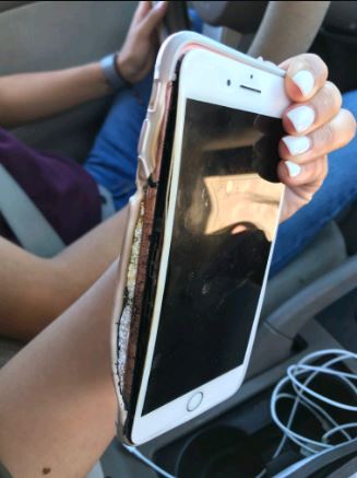 Bree iPhone 7 explode1