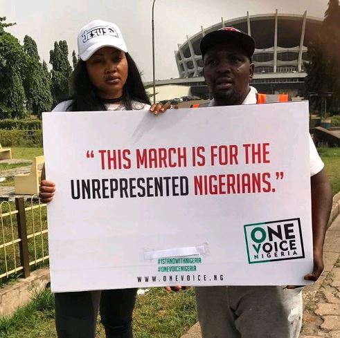 Mercy Aigbe Protest