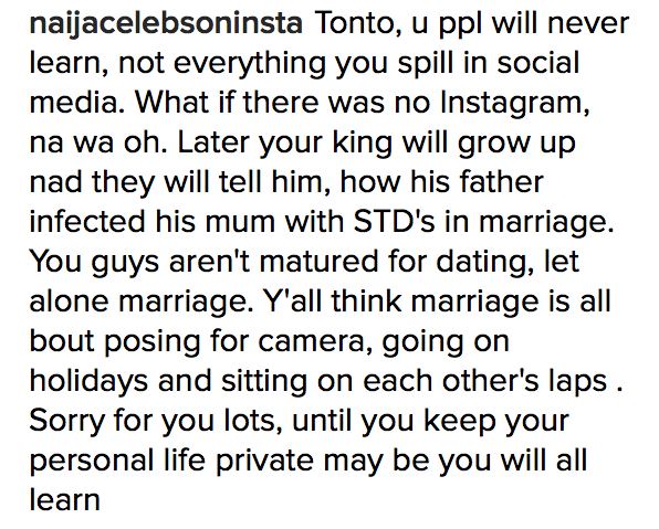 Tonto Dikeh Marriage crisis with fans6