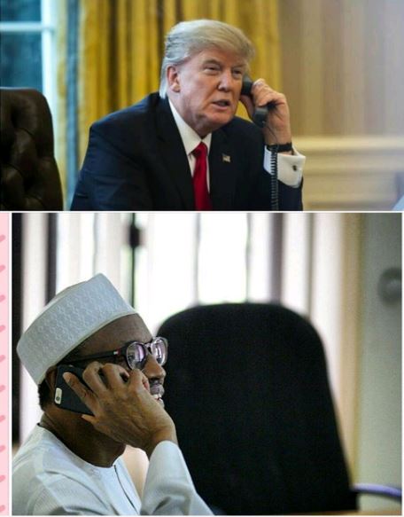 buhari trump phone call